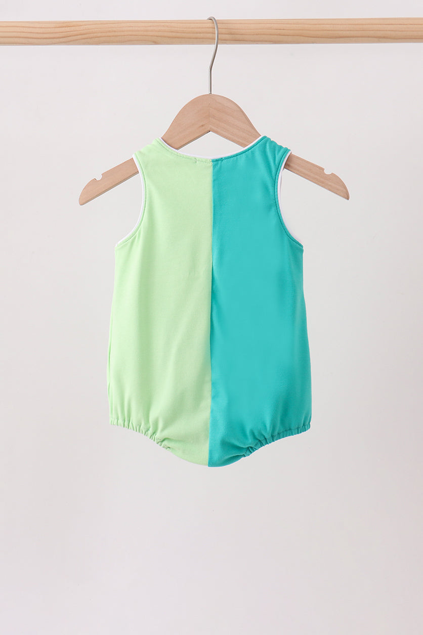 Blue Colorblock Bubble | Boutique Children's Clothing