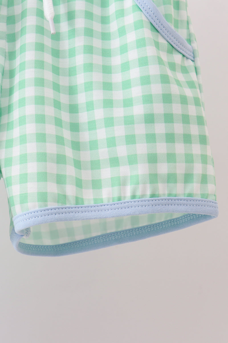 Blue Farm Embroidered Set | Boutique Children's Clothing