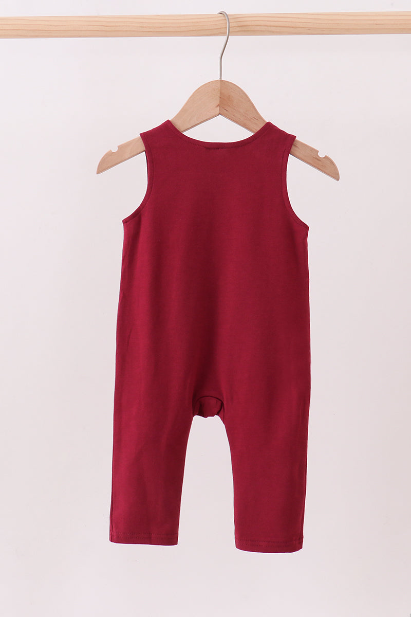 Premium Maroon Georgia bulldog applique jonjon | Boutique Children's Clothing