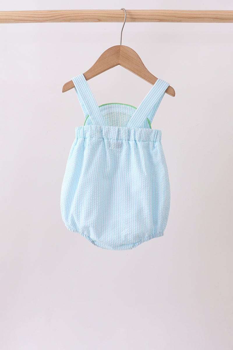 Mint lemon ruffle bubble | Boutique Children's Clothing