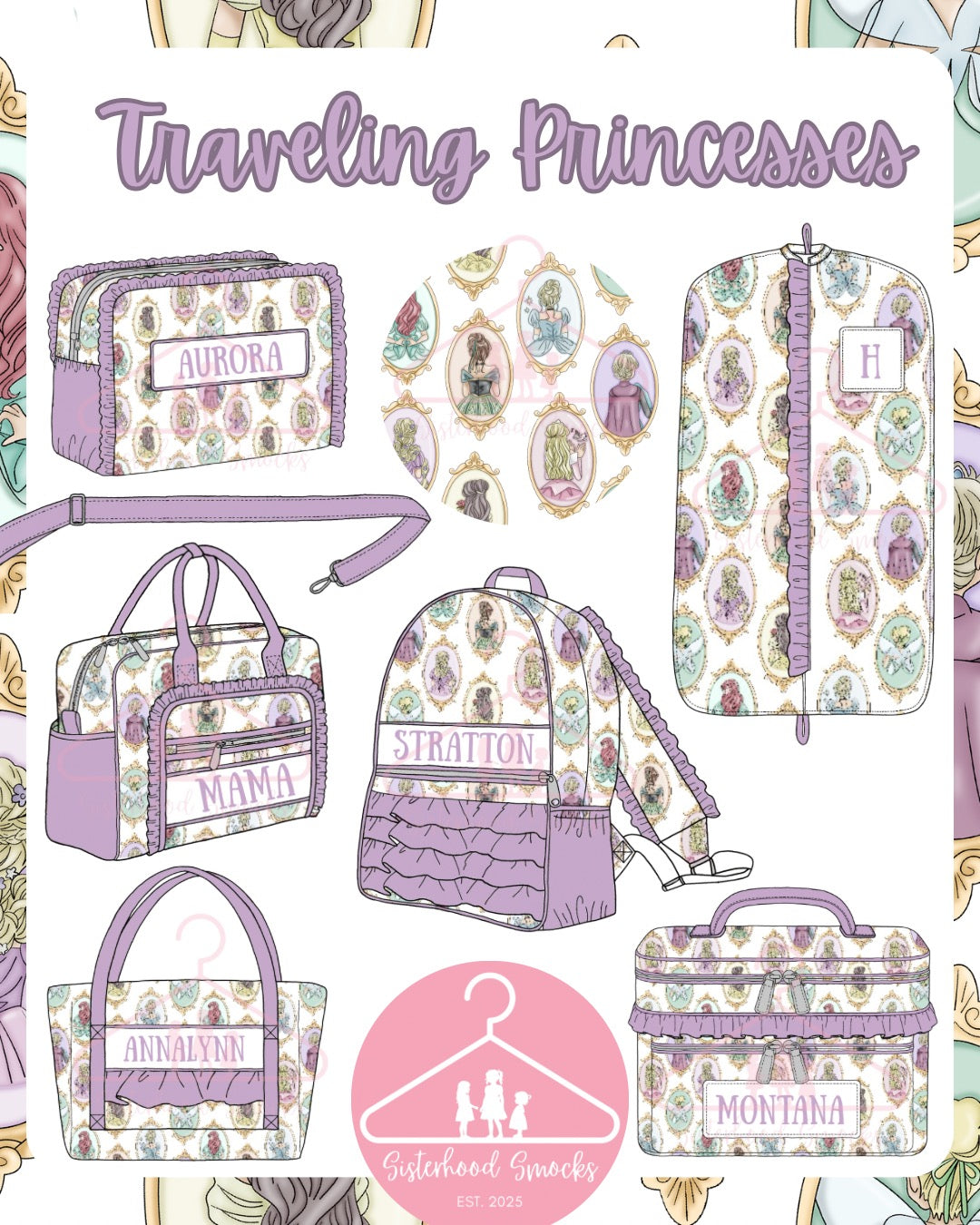 Traveling Princess Luggage