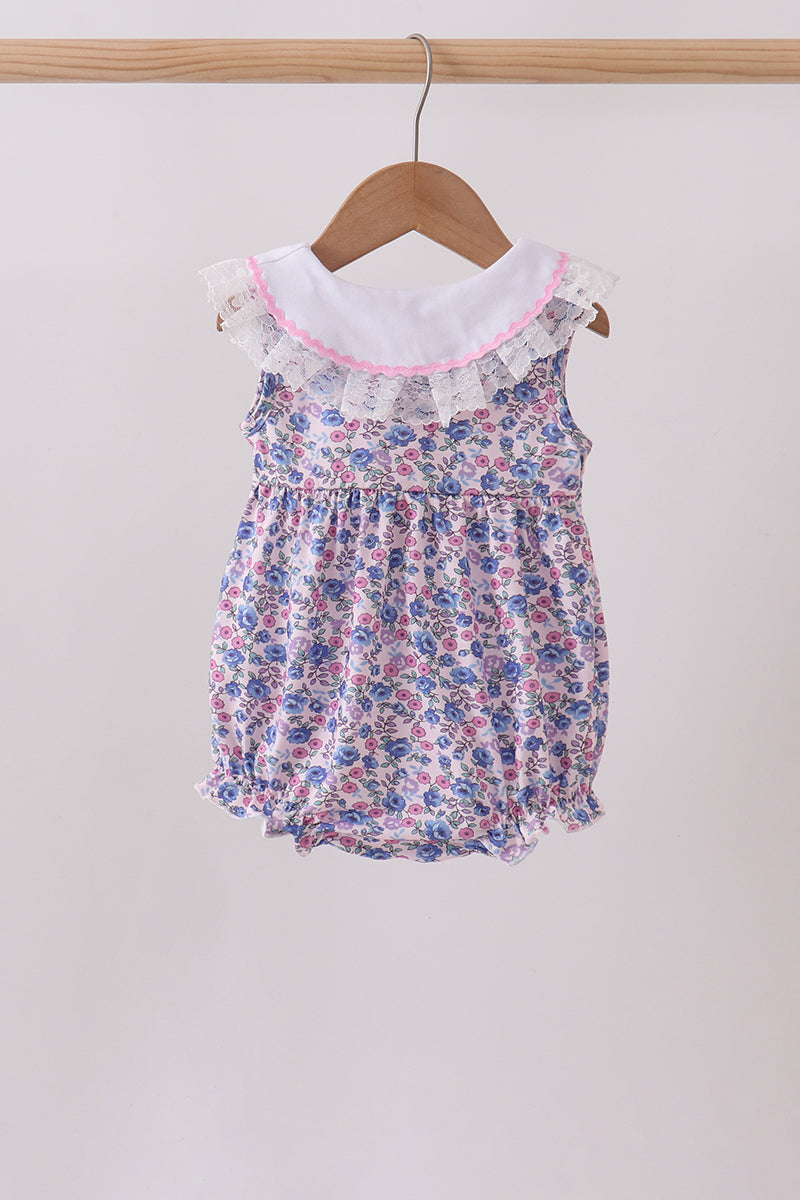 Floral Lace Bubble | Boutique Children's Clothing