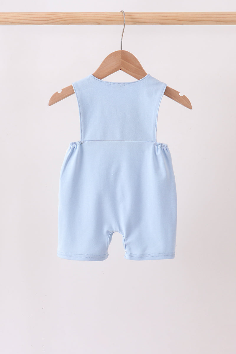 Blue Colorblock Jon Jon | Boutique Children's Clothing