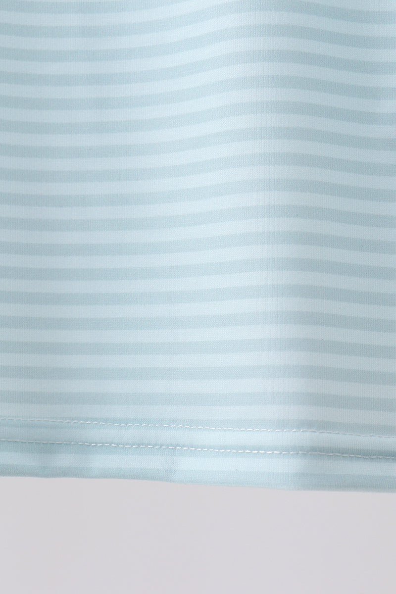 Blue Stripe Shorts Set | Boutique Children's Clothing