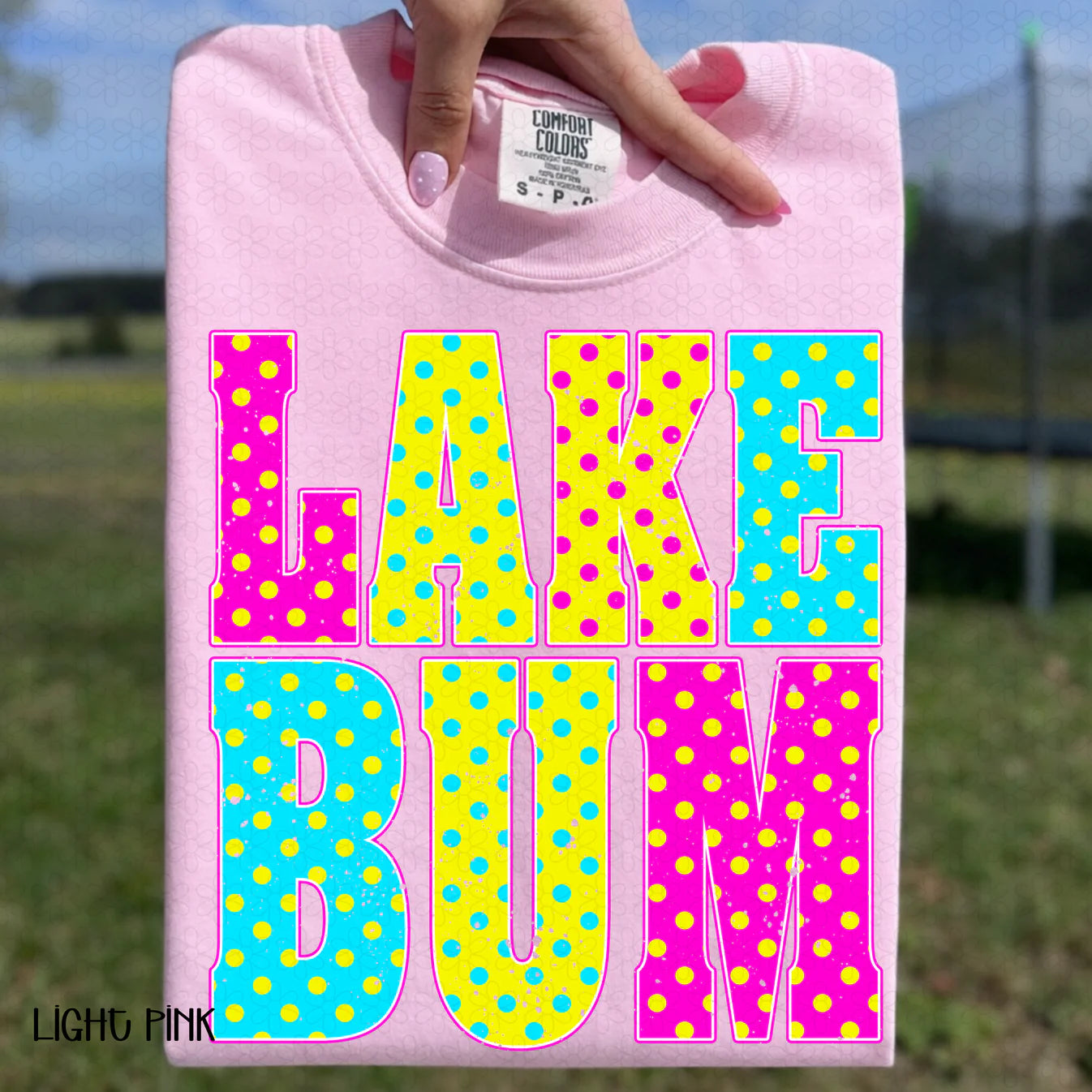 Polka Dot Lake Bum Completed Tee | Boutique Children's Clothing
