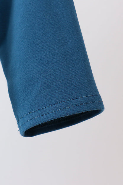 Teal Apple Embroidered Top | Boutique Children's Clothing