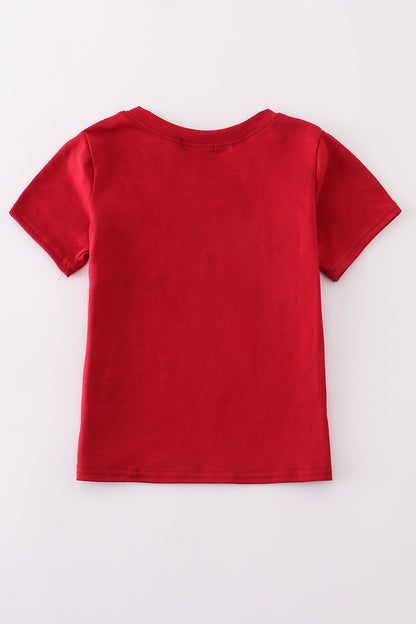 Alabama elephant french knot top