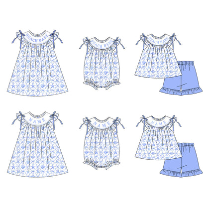 Beach Babe Personalized Smocked Collection
