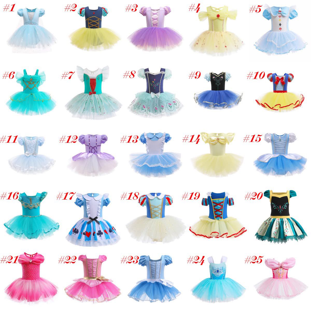 Girls Princess Dance Dresses