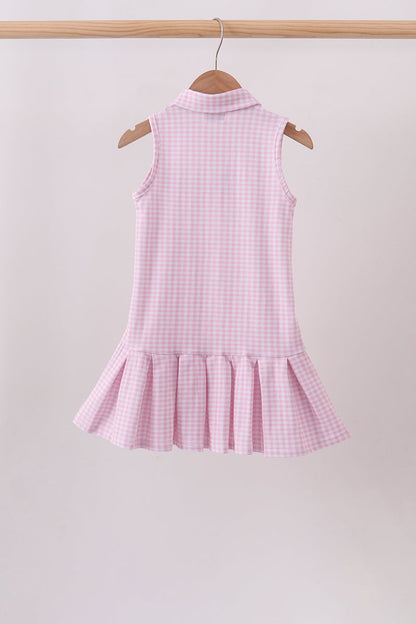Pink Golf Dress | Boutique Children's Clothing