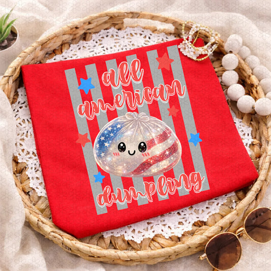 All American Dumpling Completed Tee