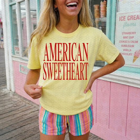 American Sweetheart Completed Tee