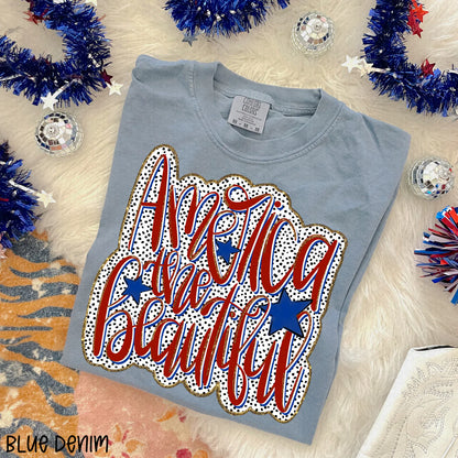 America The Beautiful Completed Tee