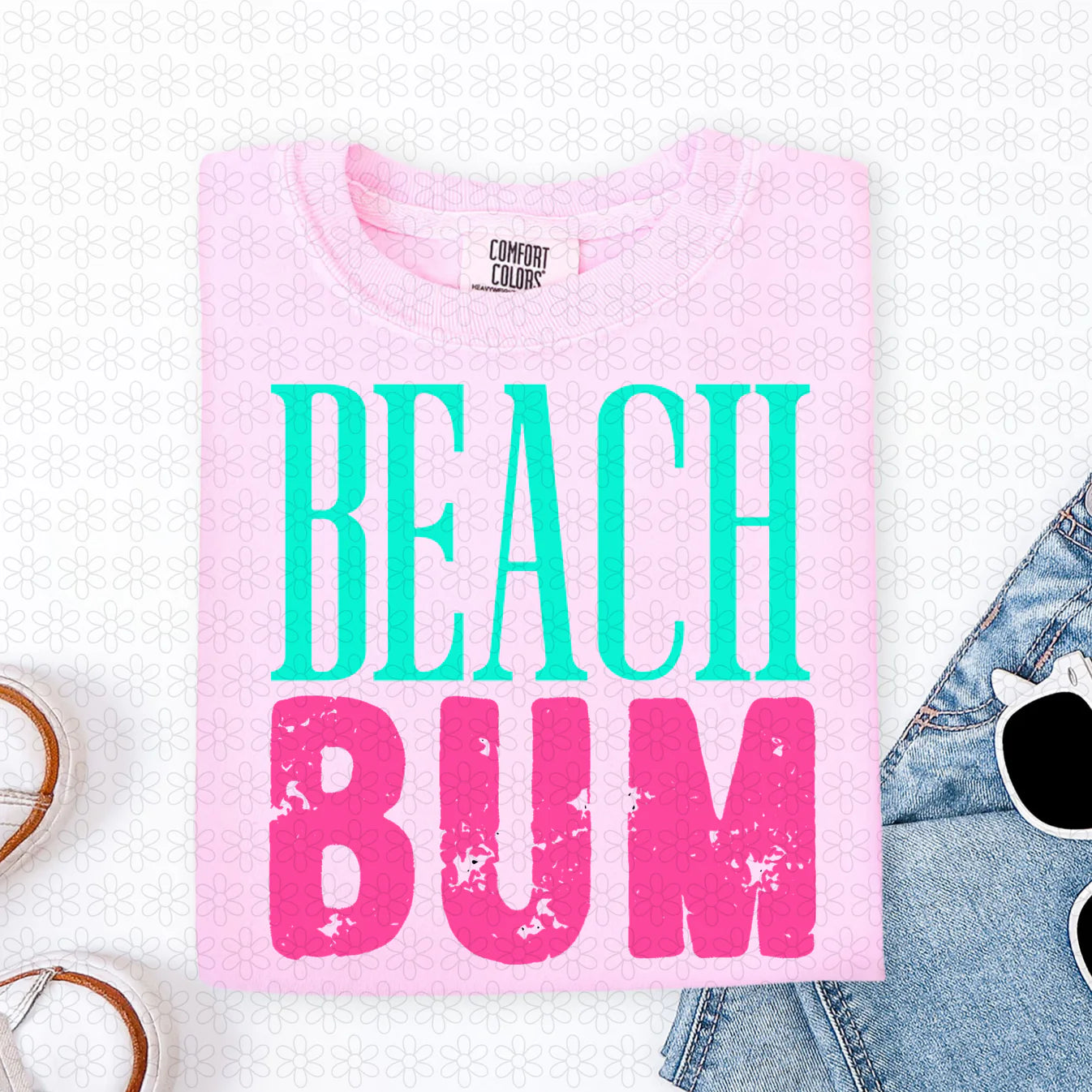 Beach Bum Completed Tee