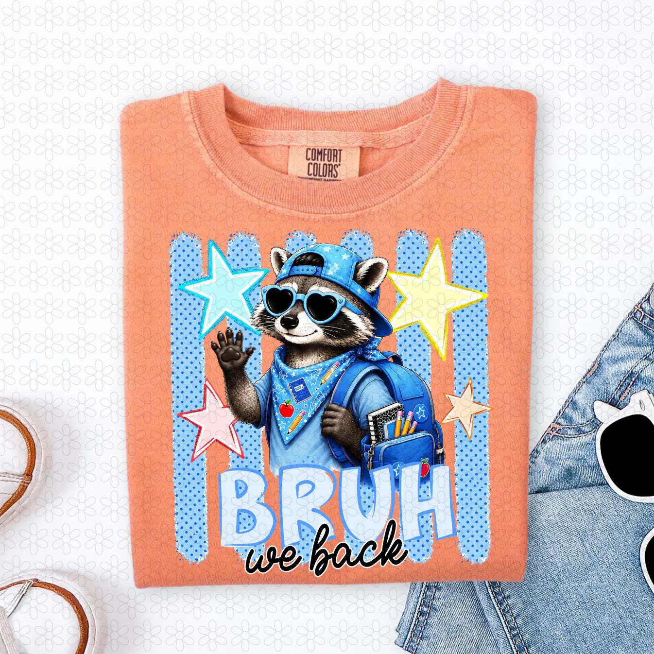 Bruh We Back- BLUE Completed Tee