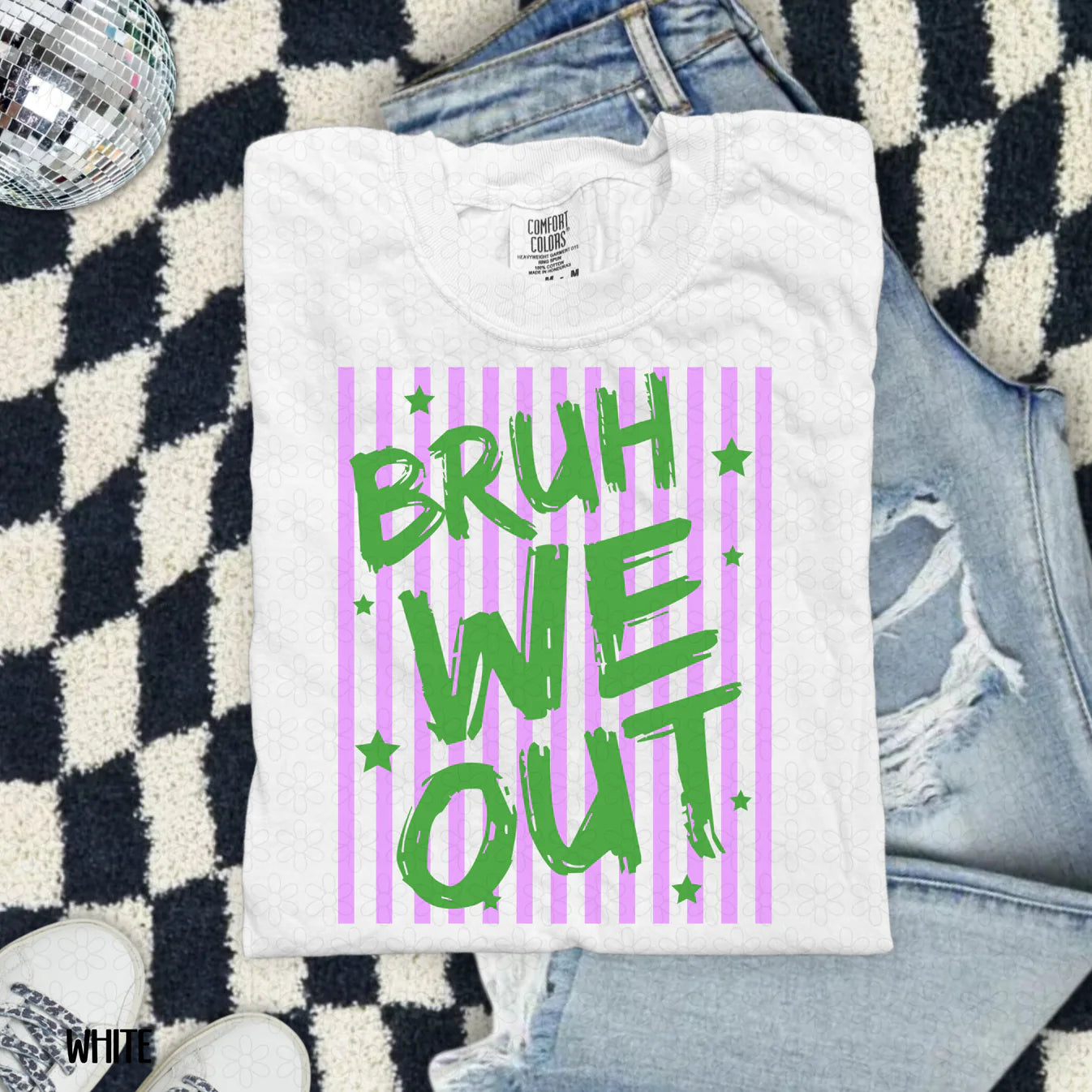 Bruh We Out Completed Tee