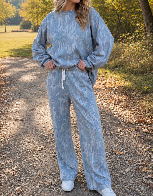 Camo Loose Pullover Set | Boutique Children's Clothing