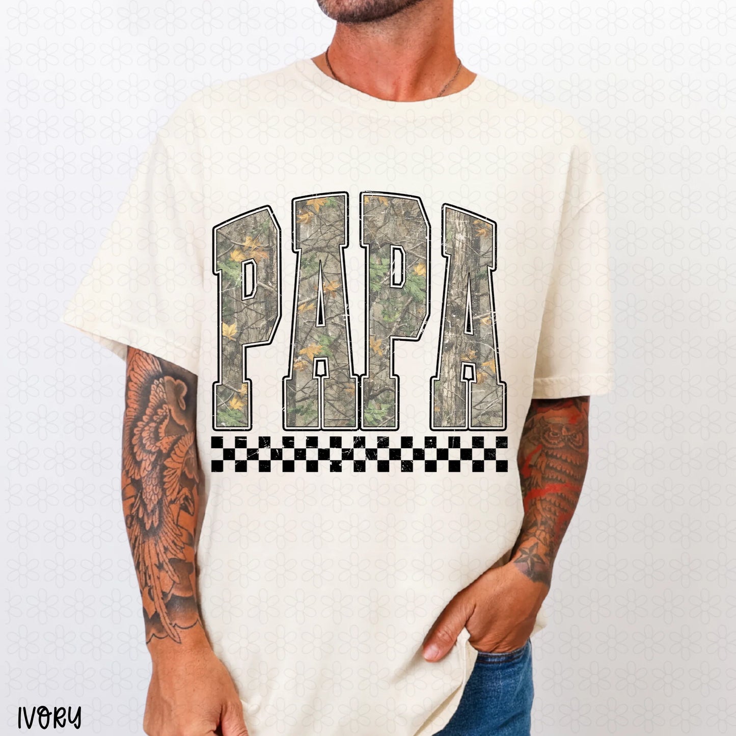 Camo Titles (Multiple Options) Completed Tee