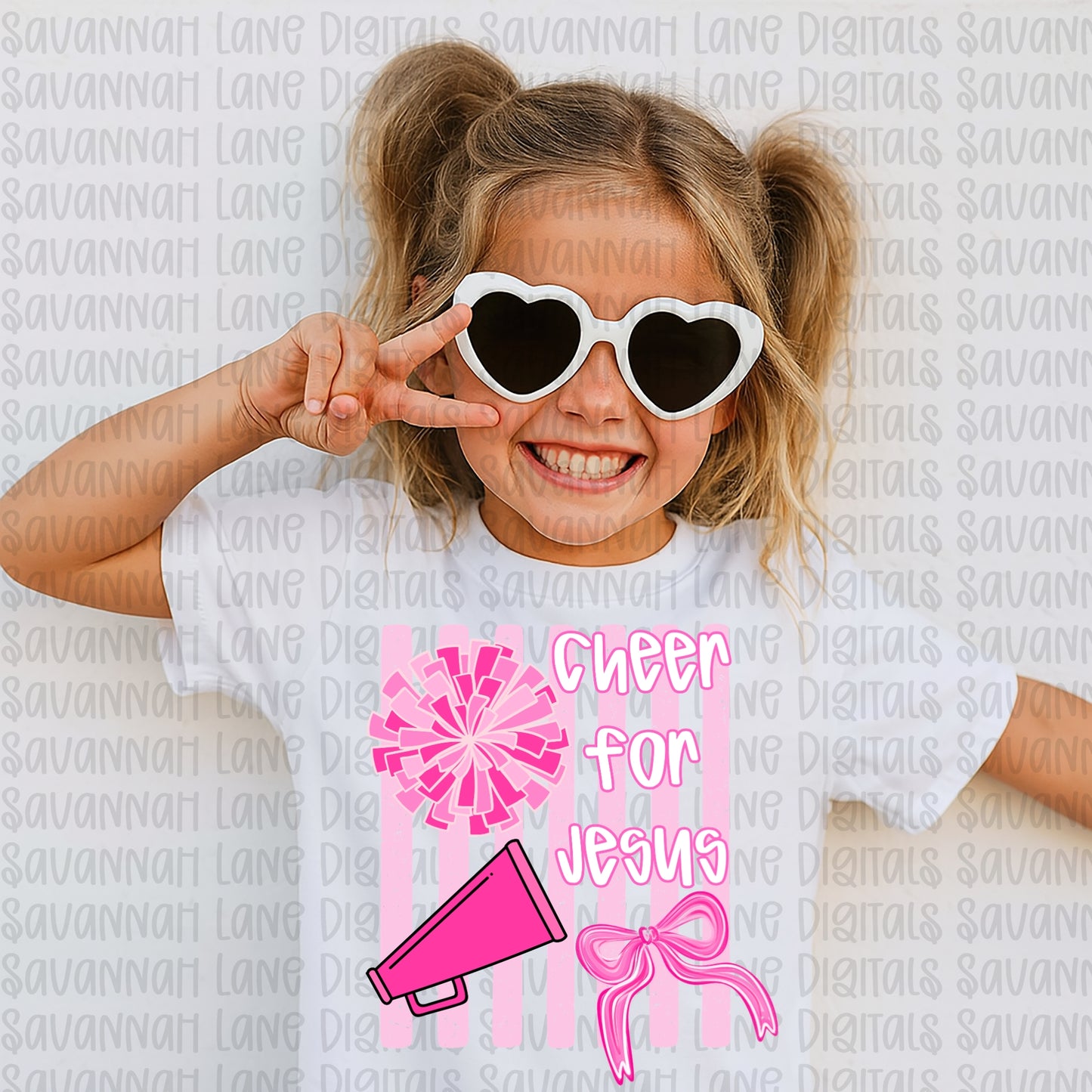 Cheer for Jesus Completed Tee