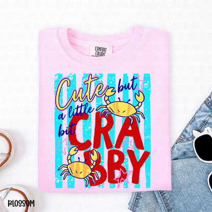 Cute But a Little Big Crabby-Blue Completed Tee