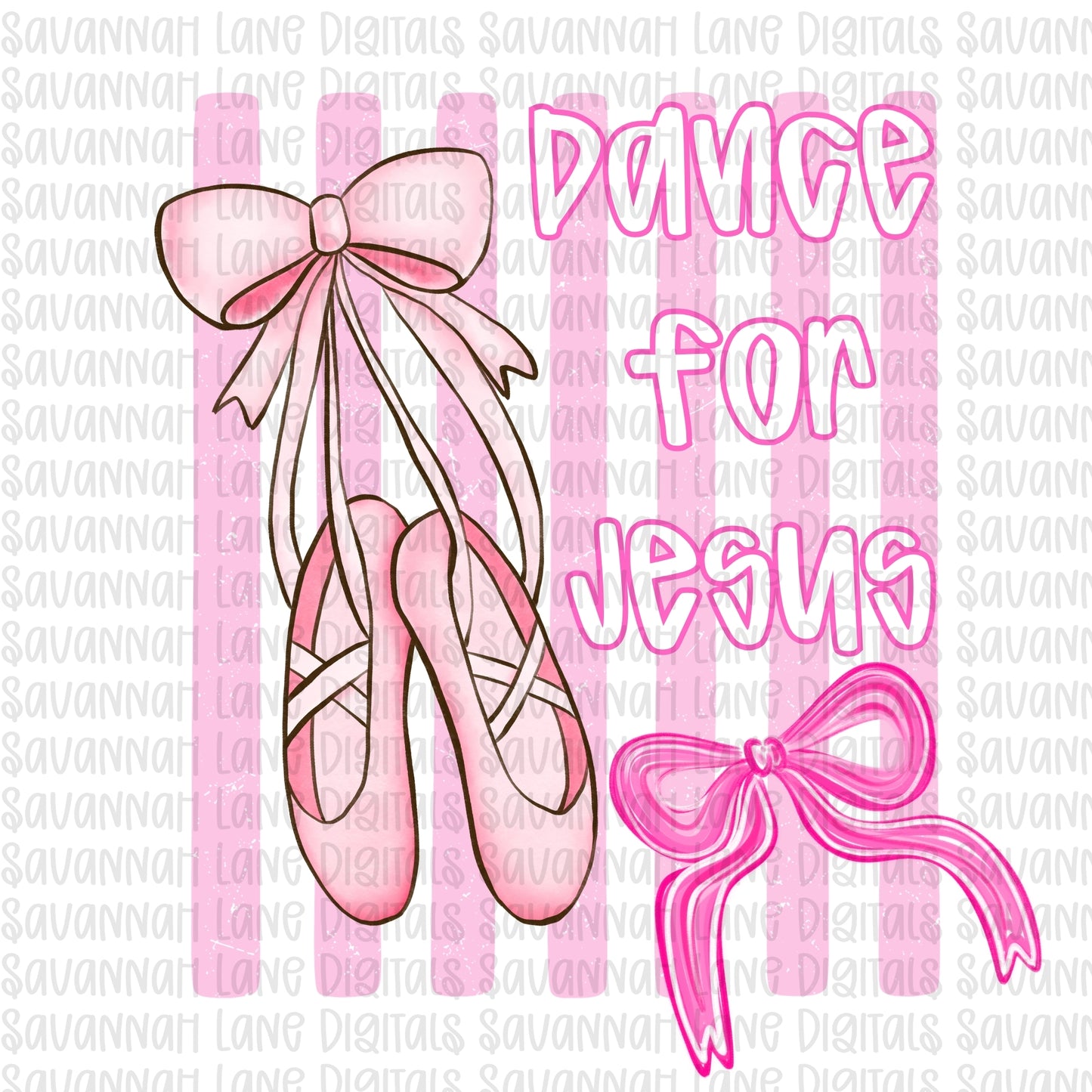Dance for Jesus Completed Tee