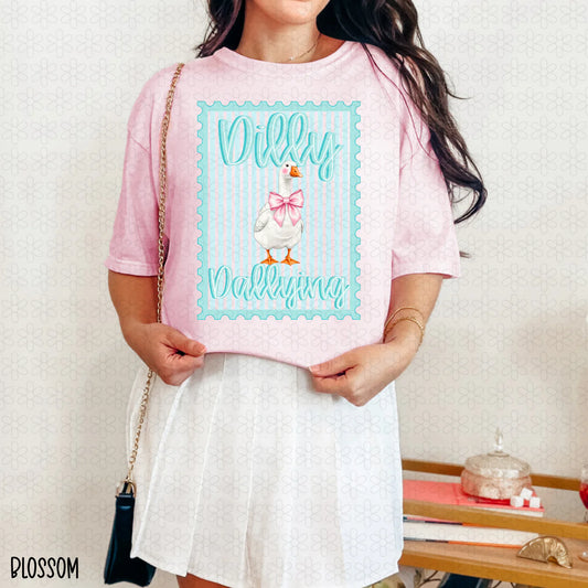 Dilly Dallying Completed Tee