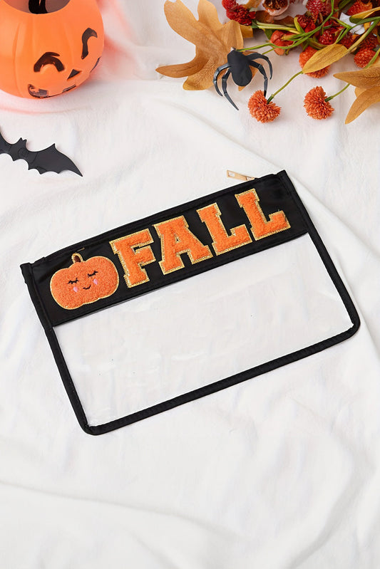Fall Pumpkin Patch Zip Pouch RTS | Boutique Children's Clothing