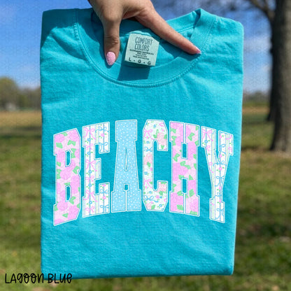 Floral Beacy Completed Tee