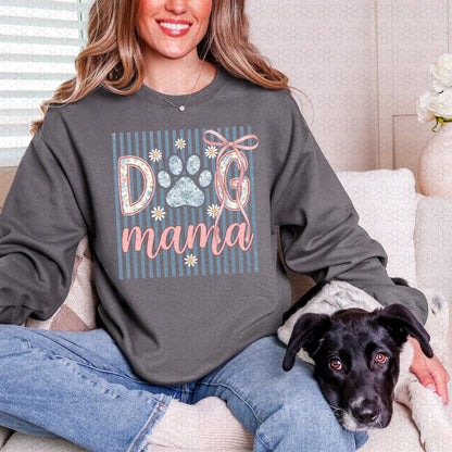 Floral Dog Mama Completed Tee