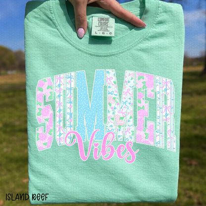 Floral Summer VIbes Completed Tee