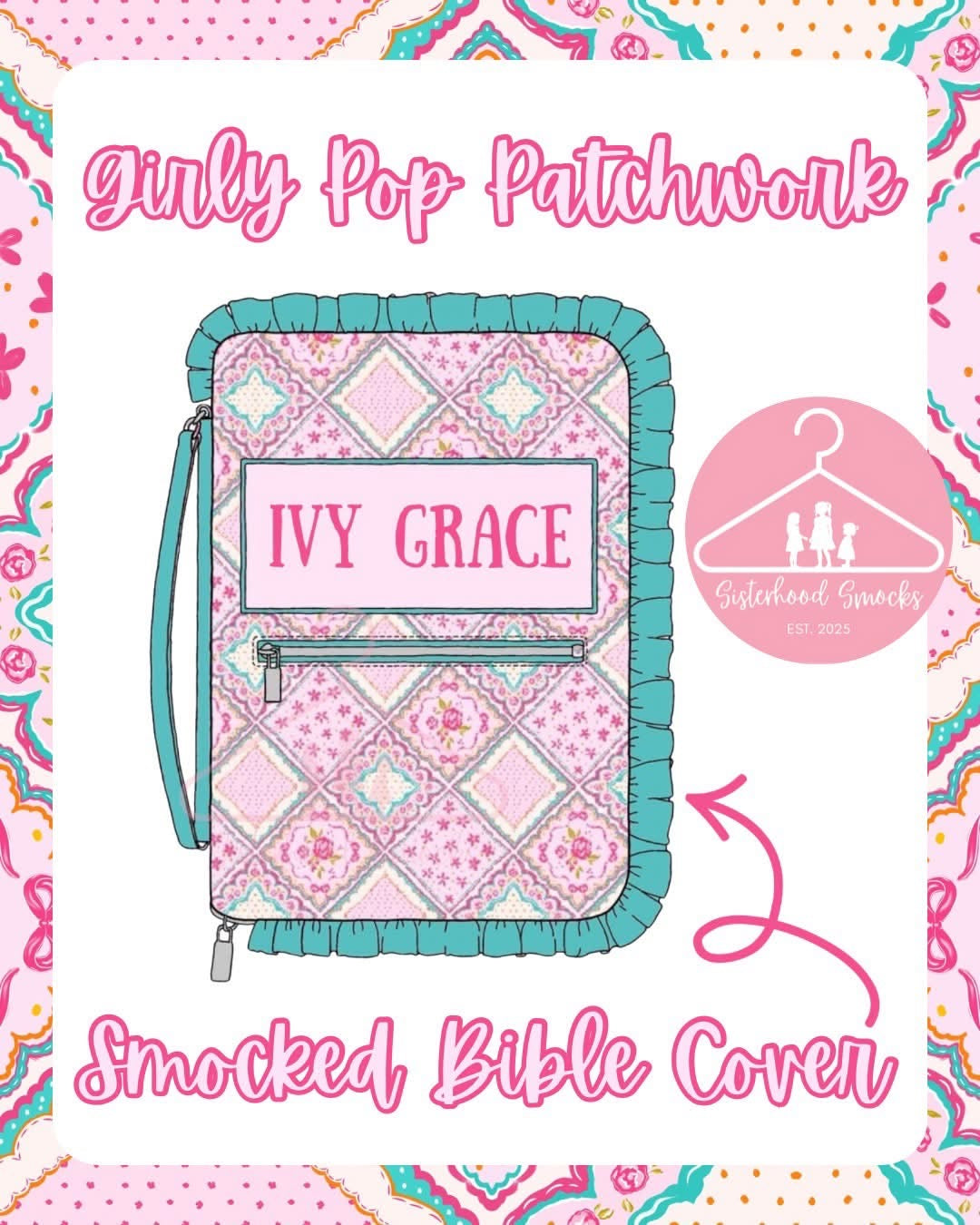 Girly Pop Patchwork Luggage