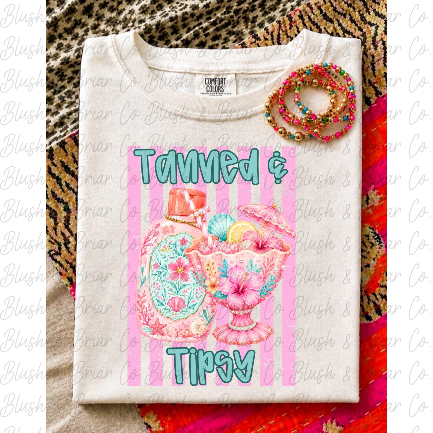 Tanned & Tipsy Graphic Tee