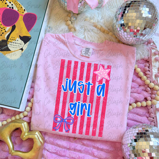Just A Girl Graphic Tee
