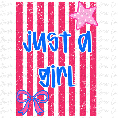 Just A Girl Graphic Tee