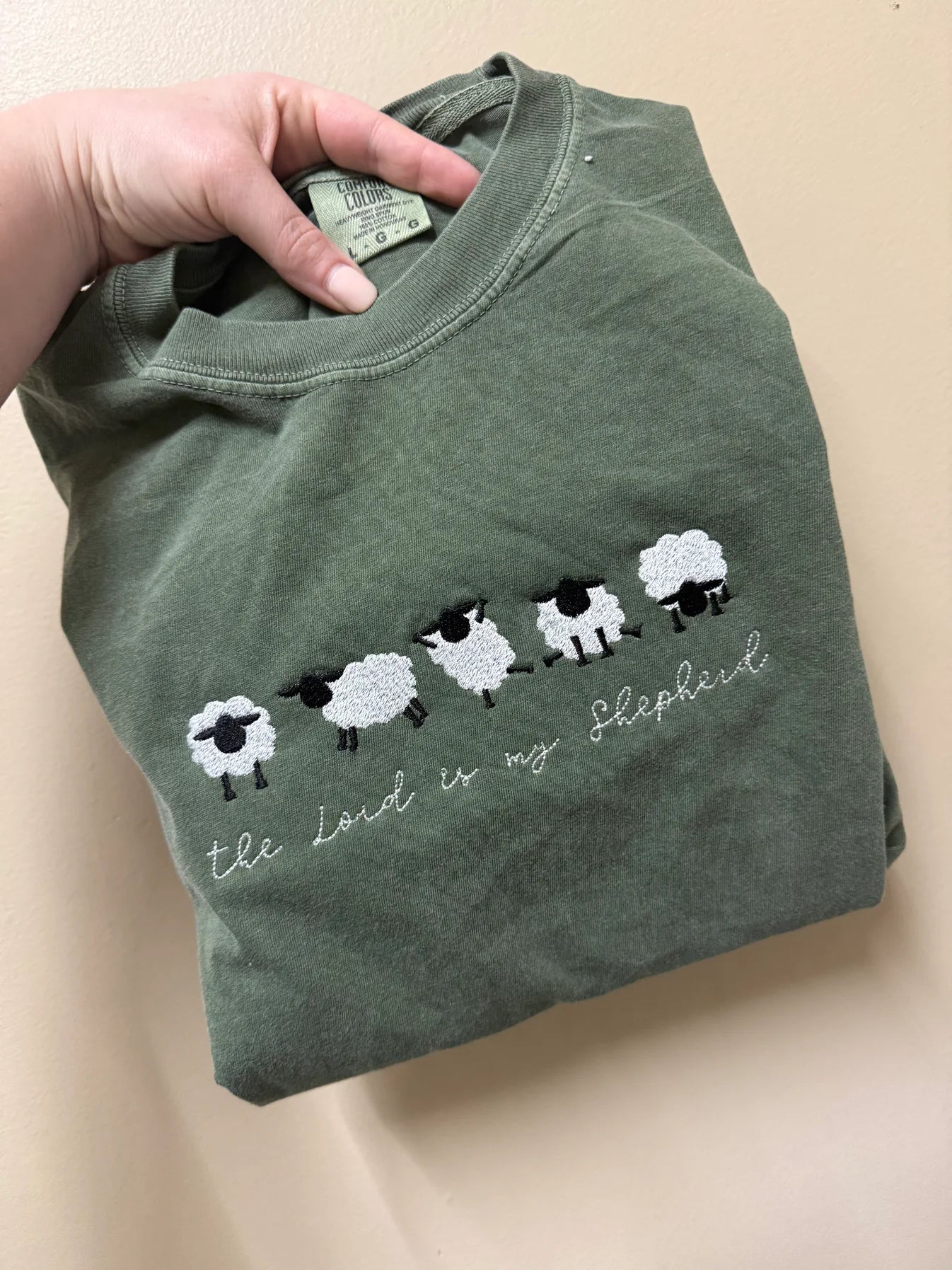 The Lord Is My Shepherd Embroidery