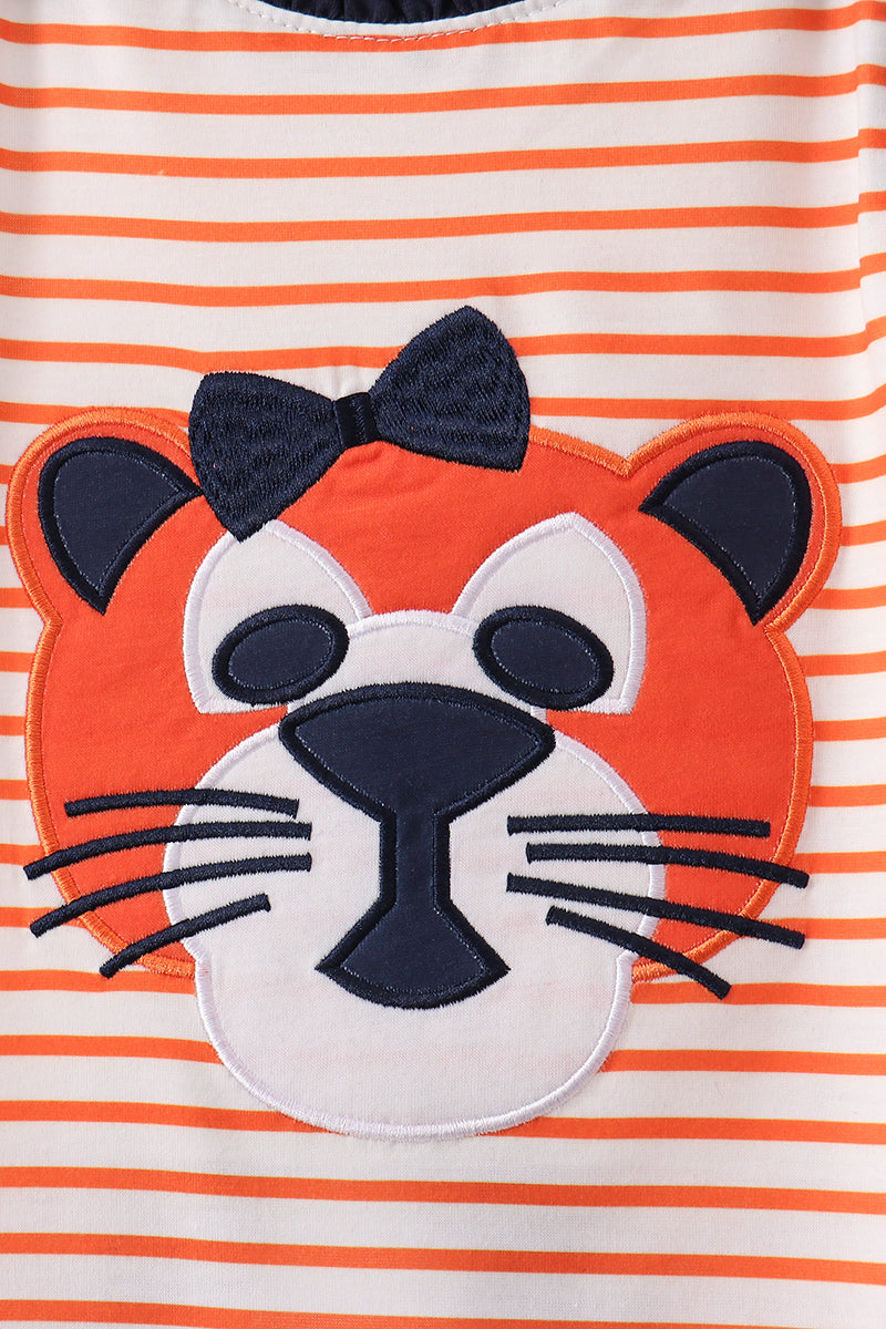 Tiger Applique Stripe Set