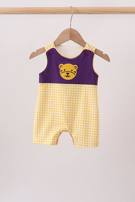 Purple Tiger Applique Jon Jon