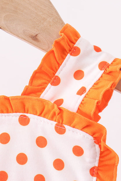 Orange Dog Appliqué Bubble