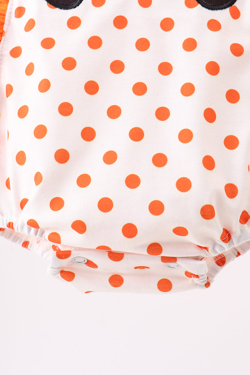 Orange Dog Appliqué Bubble
