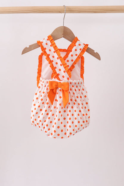 Orange Dog Appliqué Bubble