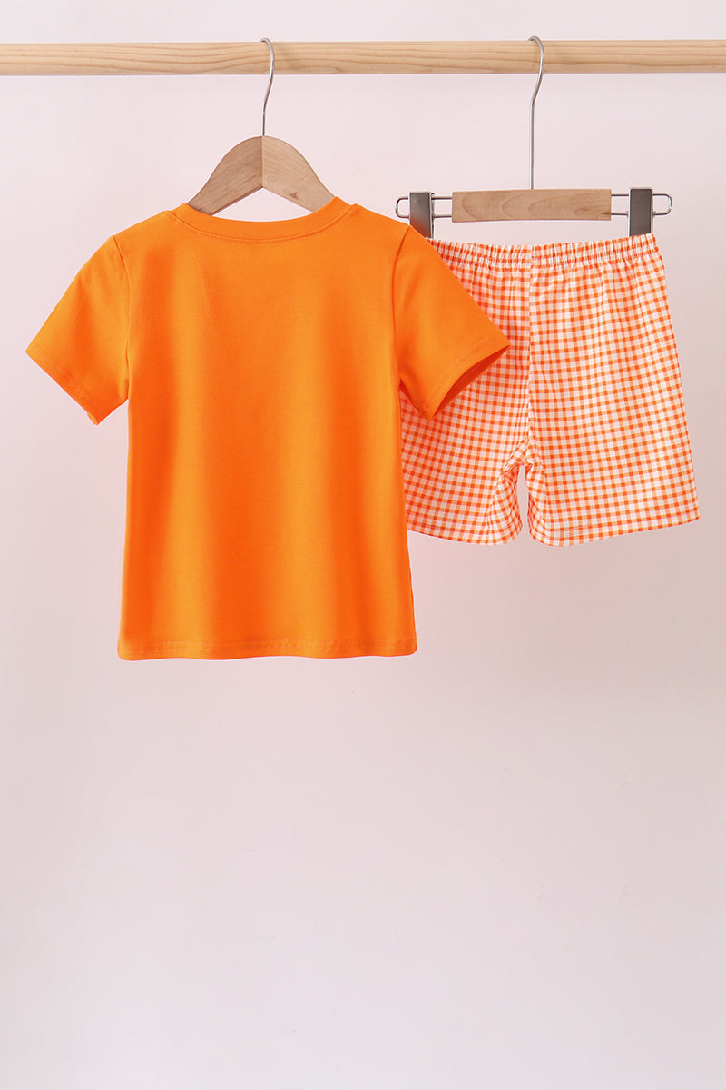 Orange Dog Appliqué Set