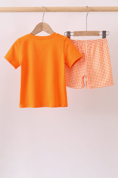 Orange Dog Appliqué Set
