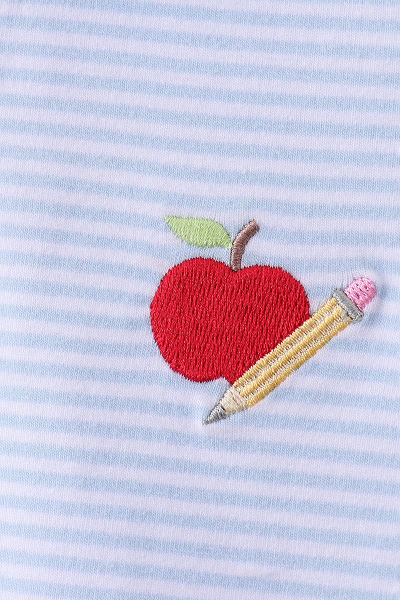 Blue Apple Pocket Set | Boutique Children's Clothing