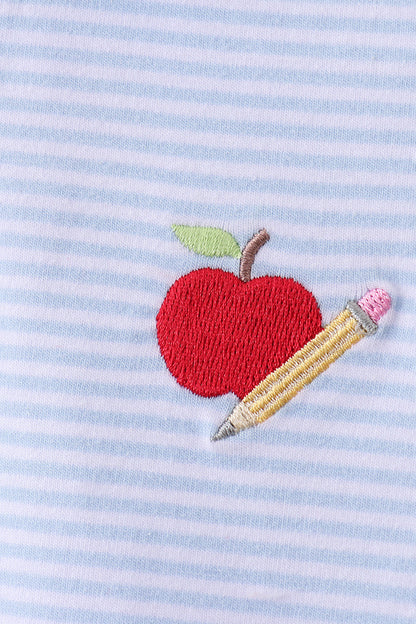 Blue Apple Pocket Set | Boutique Children's Clothing