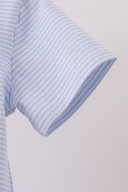 Blue Apple Pencil Pocket Top | Boutique Children's Clothing