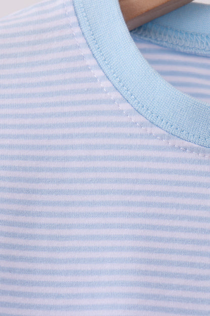 Blue Apple Pencil Pocket Top | Boutique Children's Clothing