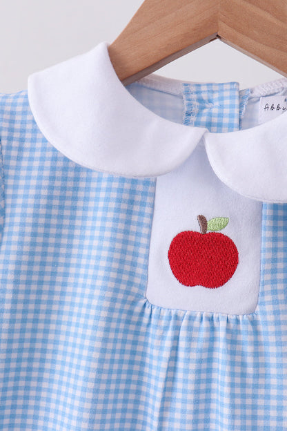 Blue Apple Smocked Bloomer Set | Boutique Children's Clothing