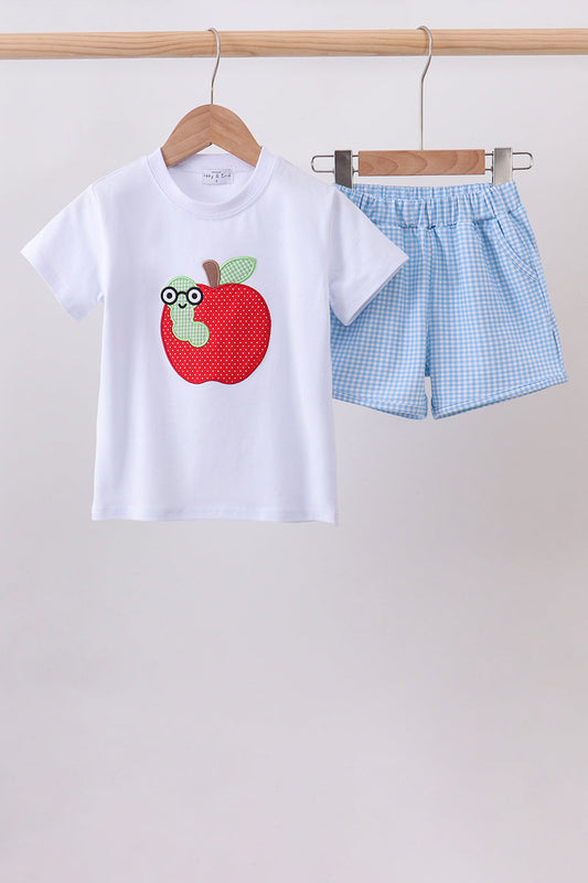 Apple Embroidery Set | Boutique Children's Clothing