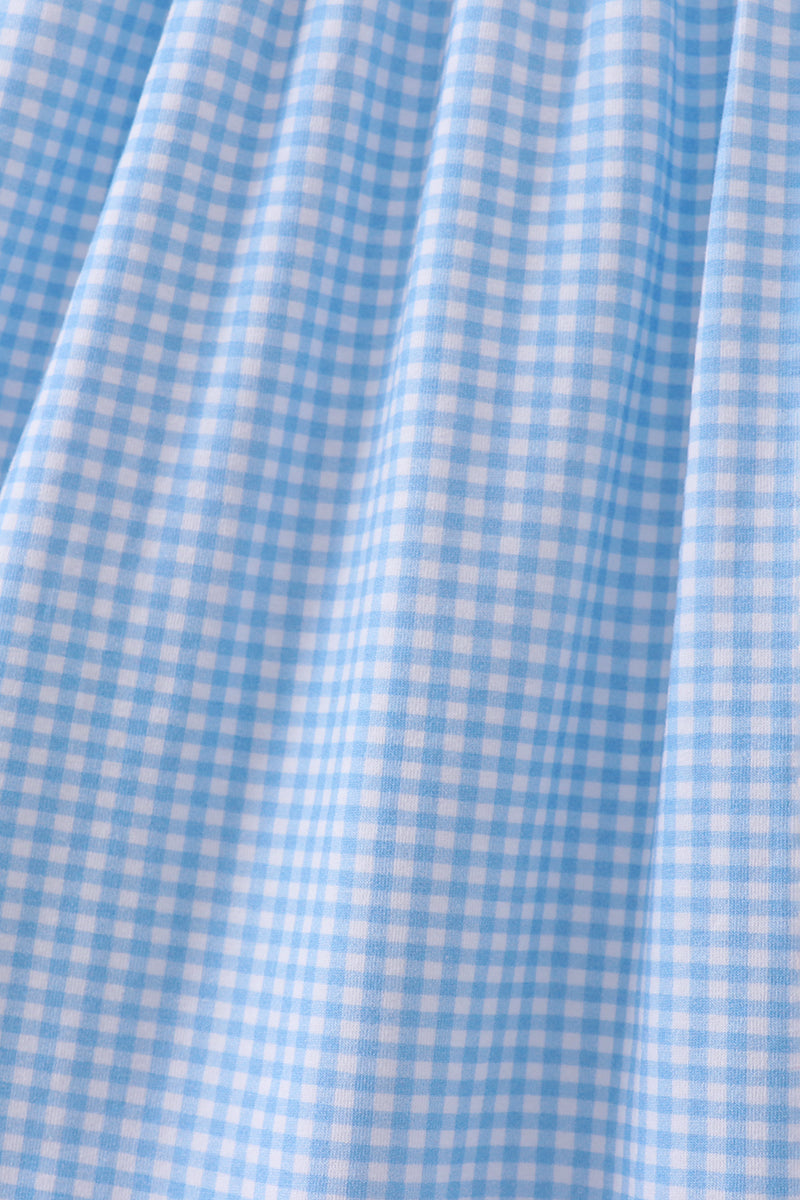 Blue Apple Smocked Dress | Boutique Children's Clothing