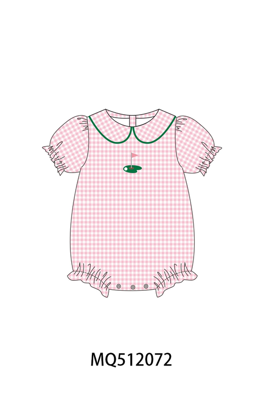 Pink Golf Cart Bubble | Boutique Children's Clothing